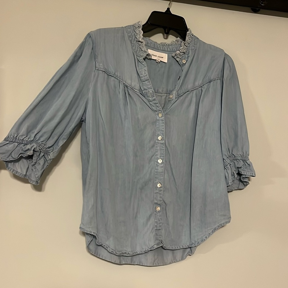 Dear John Soft Denim Top